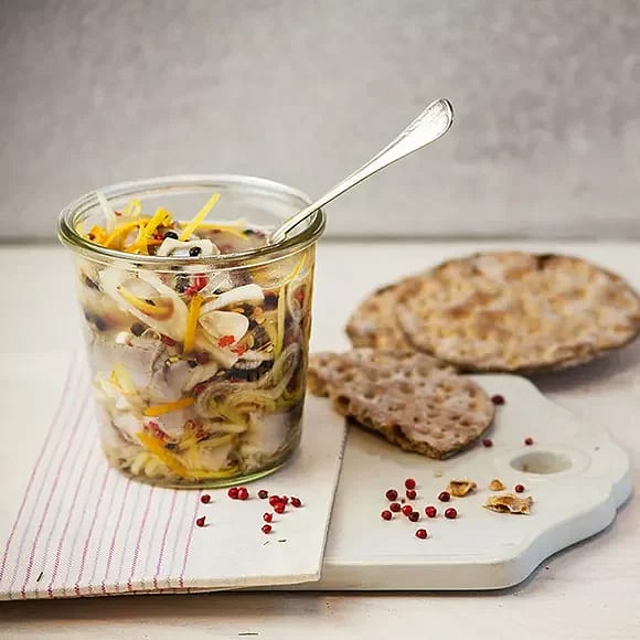 Citrussill med fänkålsfrön