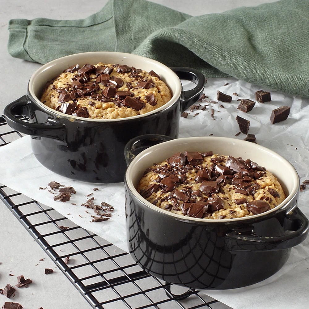 Cookie dough baked oats