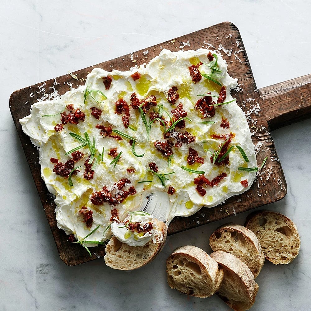 Cream cheese board