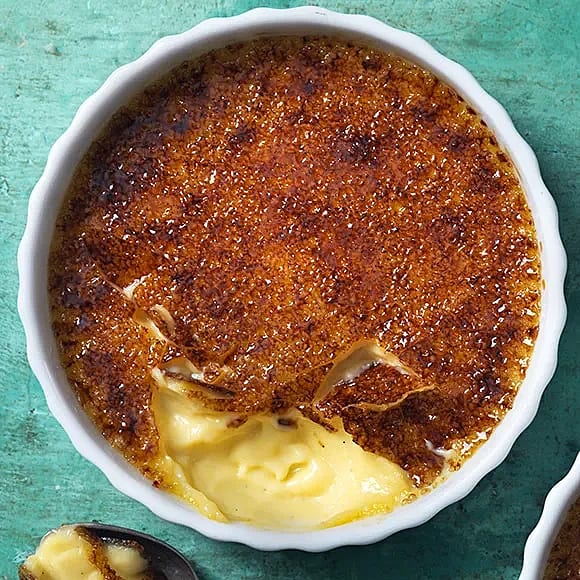 Crème brulée med citron