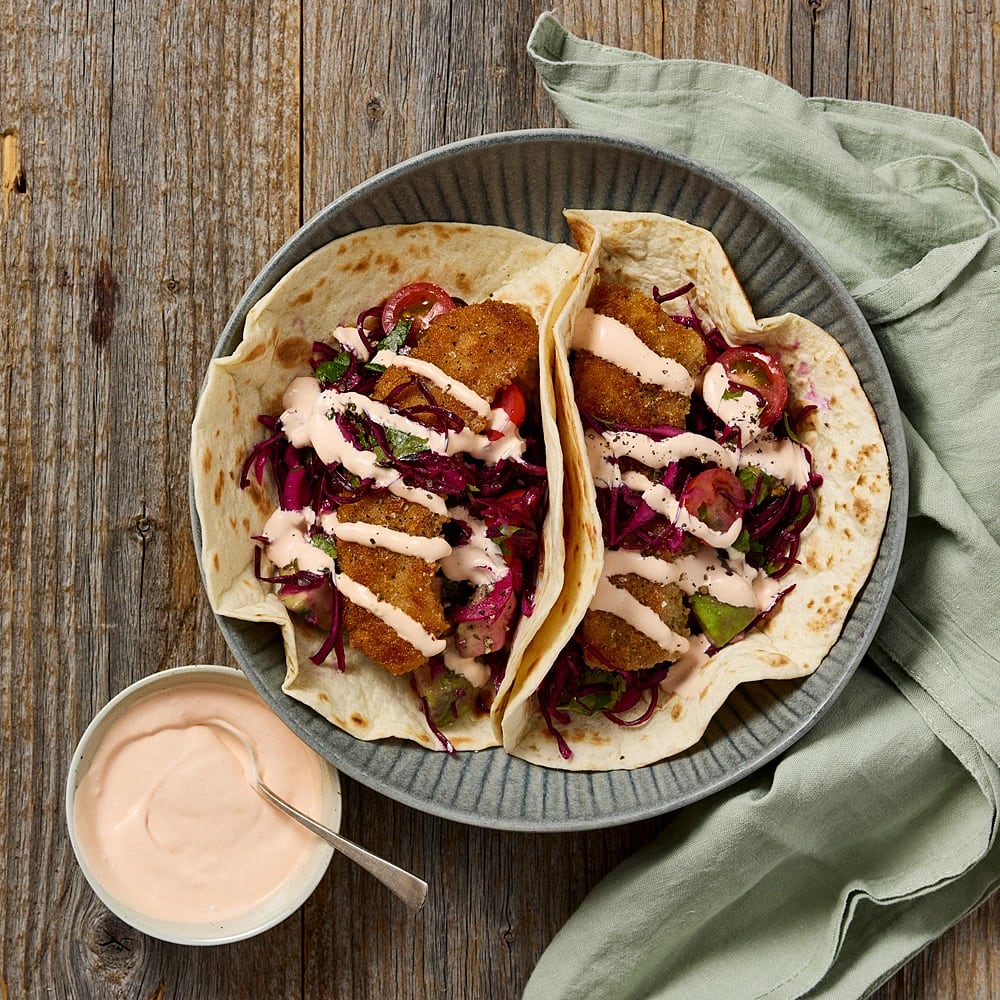 Crispy fish tacos