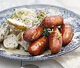 Dijonpotatis med chorizo