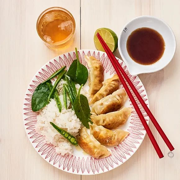 Dumplings med anka och ingefära