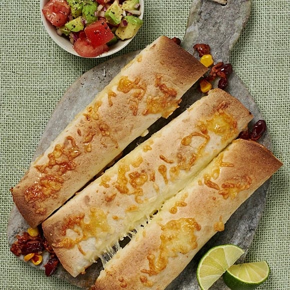 Enchiladas med avokadosalsa