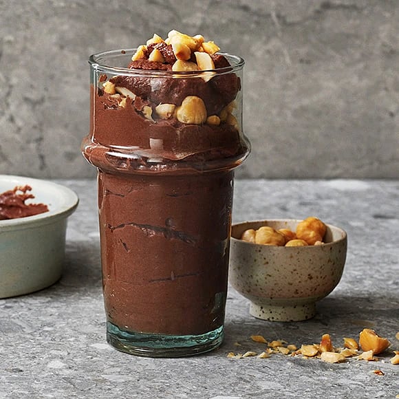 Enkel chokladmousse utan ägg