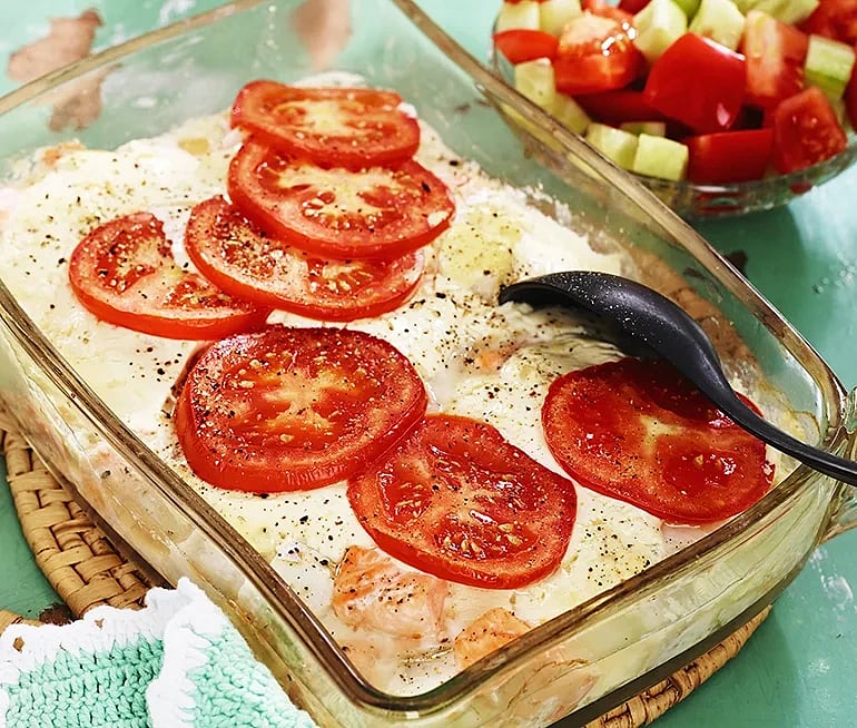 Enkel fiskgratäng