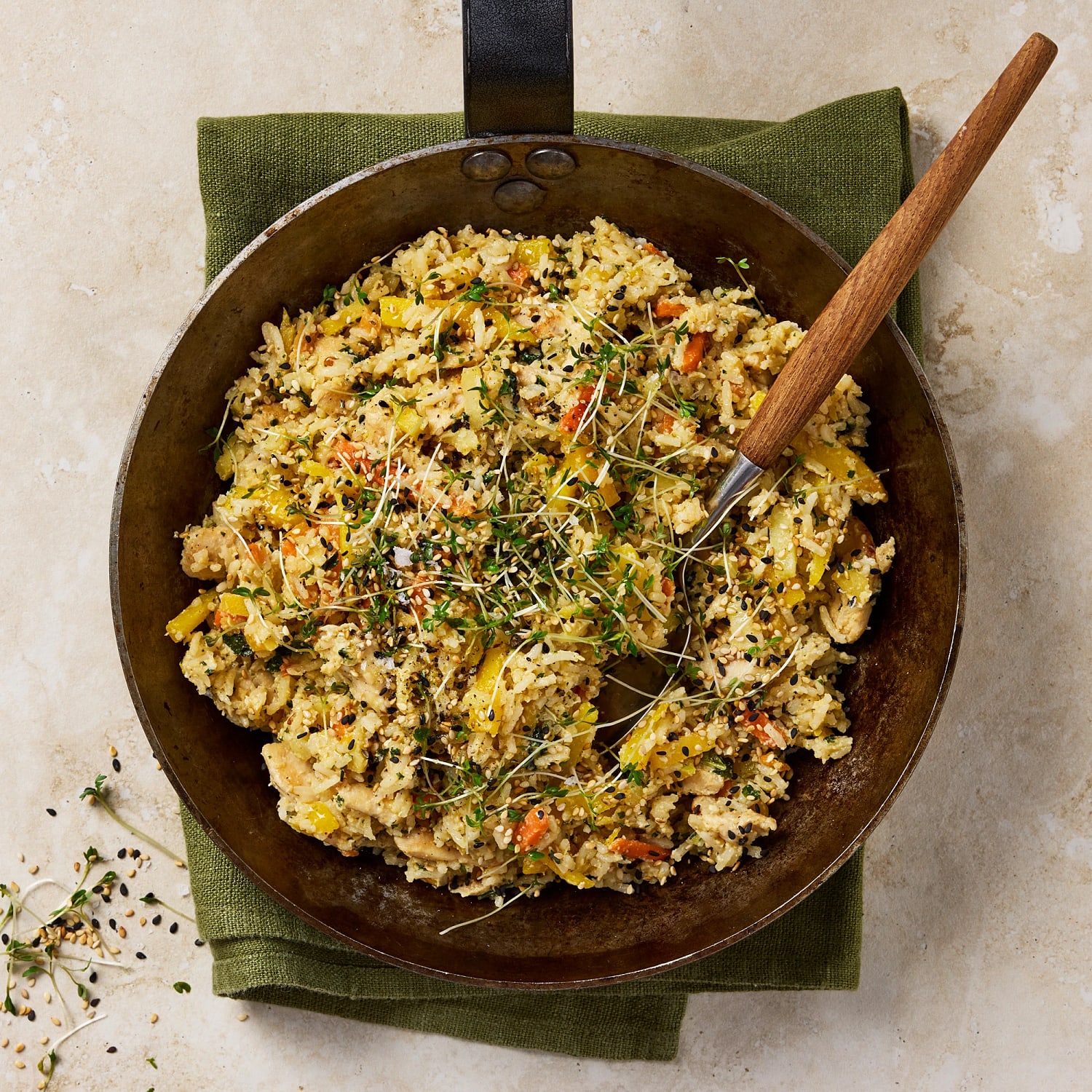 Enkel fried rice