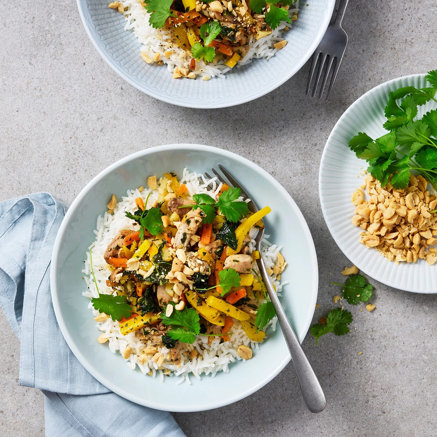 Enkel kycklingwok