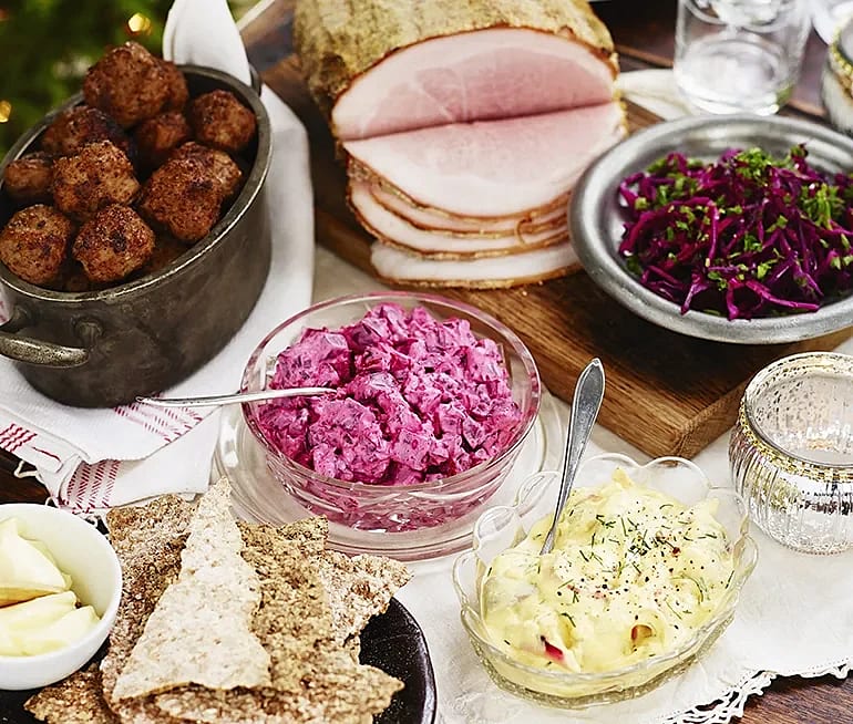 Enkelt julbord