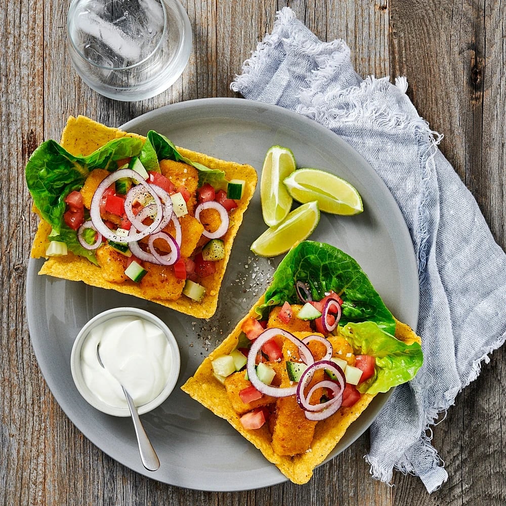 Enkla fisktacos med lime
