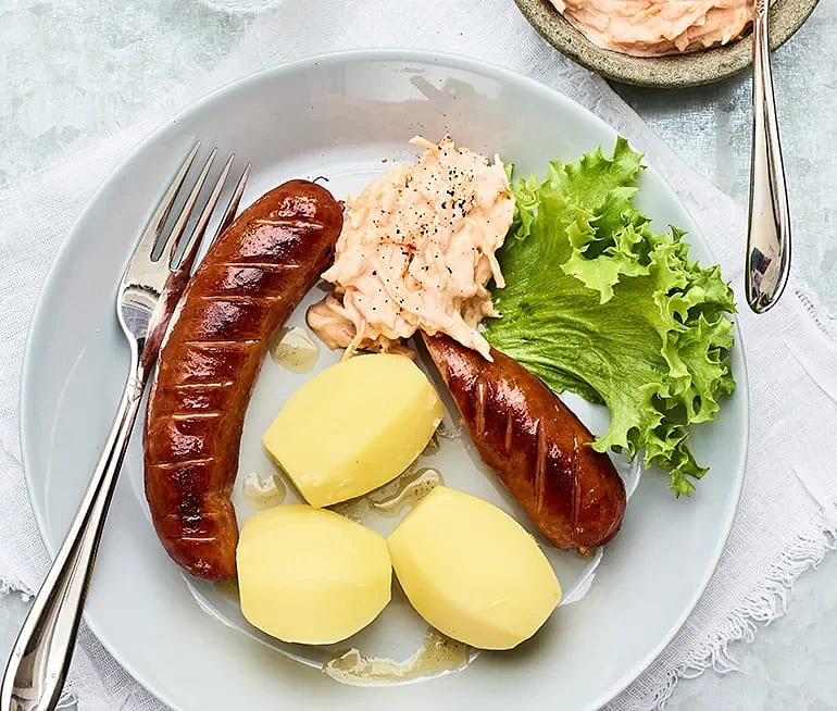 Filékorv med morotstzatziki