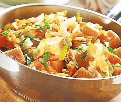 Fiskgryta med fänkål och färsk pasta