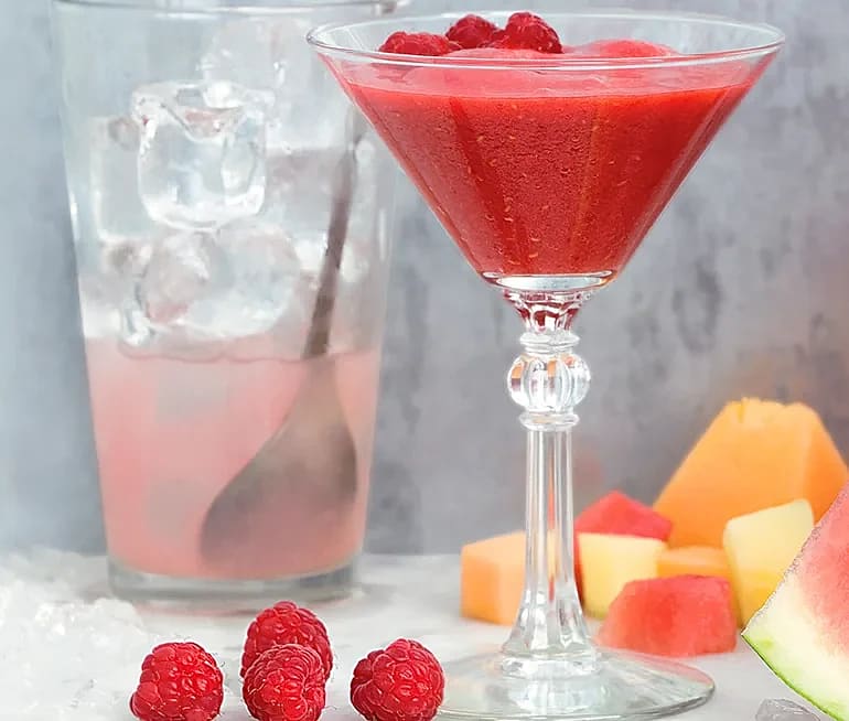 Frozen daiquiri med hallon