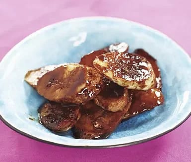 Fryst banan med choklad