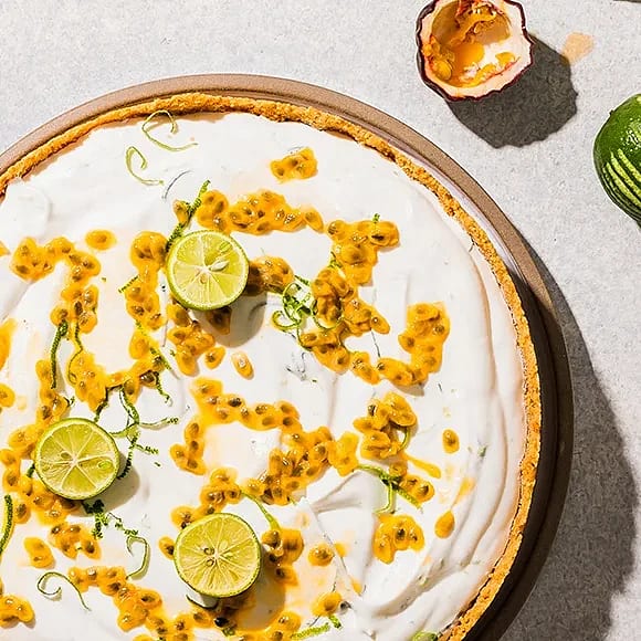 Fryst mojito cheesecake