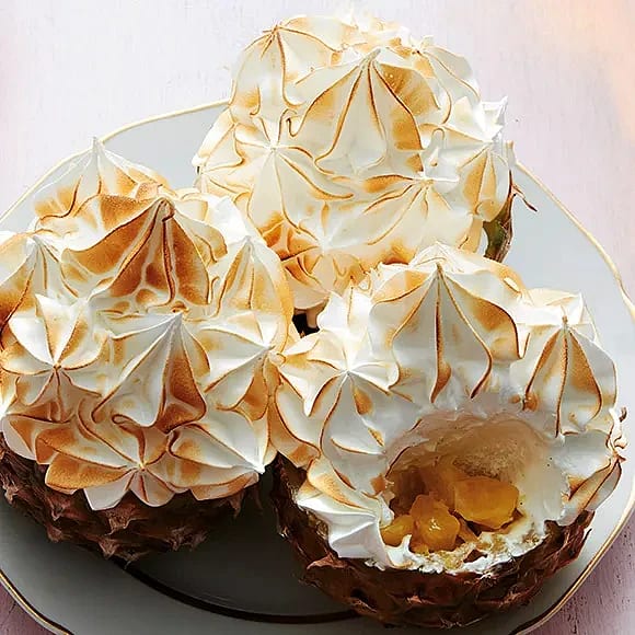 Glace au four med ananas