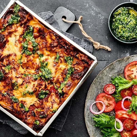 Glutenfri vegolasagne med Folke