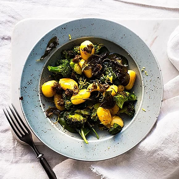 Gnocchi med brynt kaprissmör
