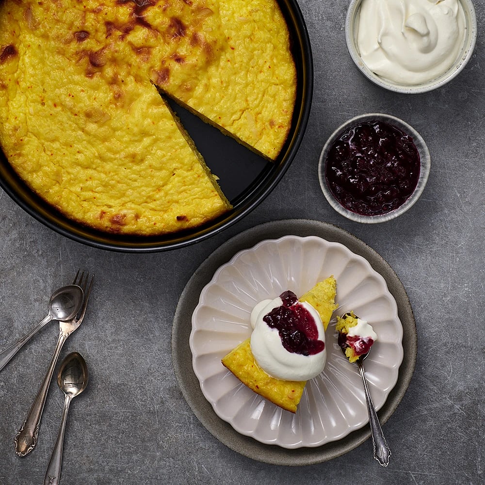 Gotländsk saffranspannkaka
