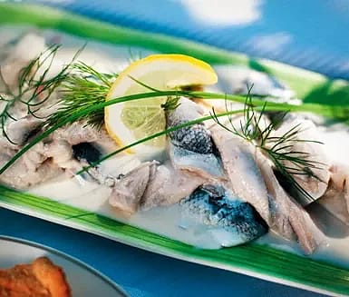 Gravad sötsur strömming