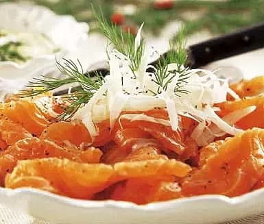 Gravlax med pepparrotssås