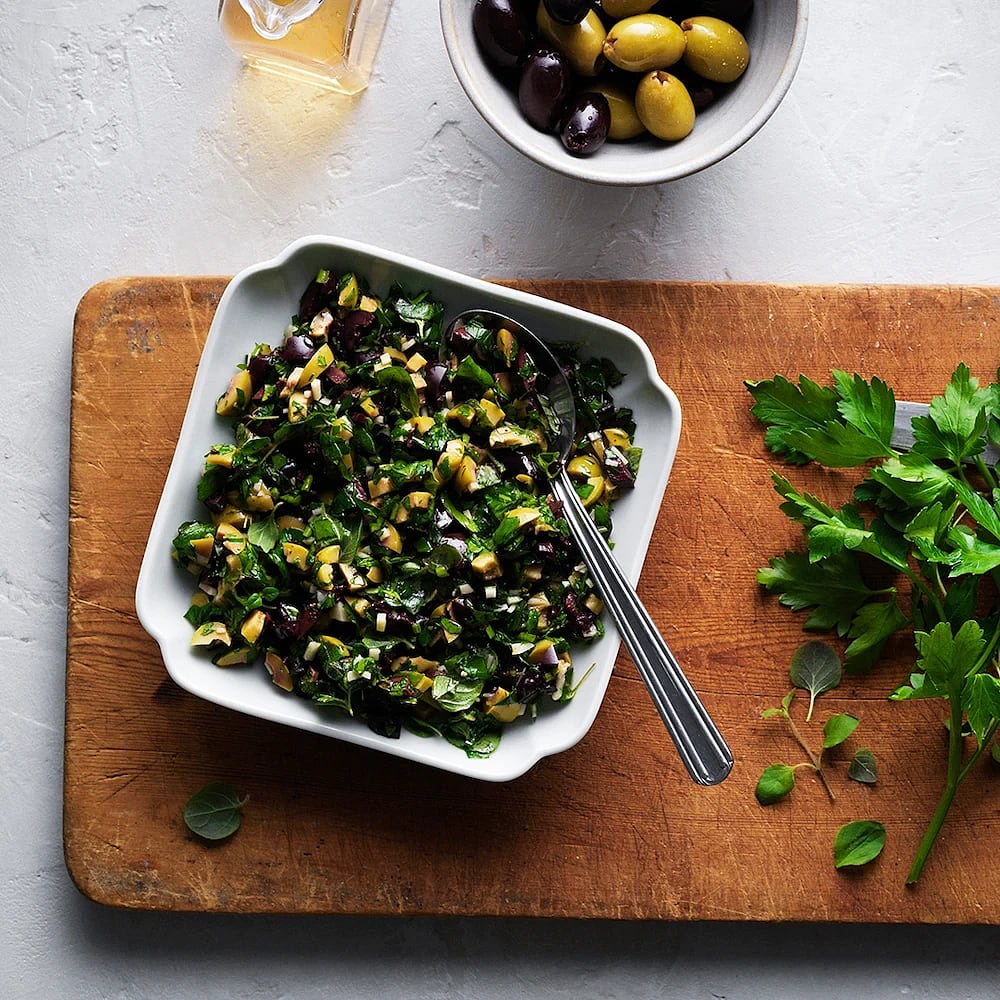 Gremolata med oliver