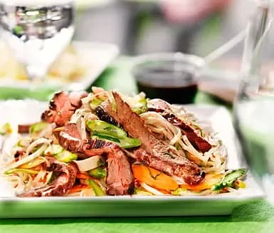 Grillad flankstek/flappstek med hoisinsås