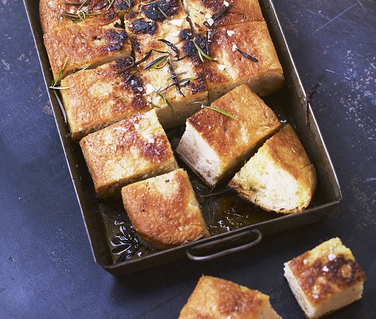 Grillad focaccia