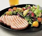 Grillad kassler med sommarsallad på färskpotatis