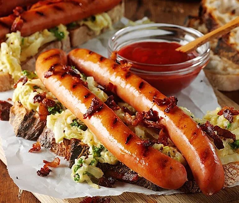Grillad råkorv