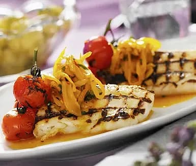 Grillad torskrygg med saffransdoftande fänkål