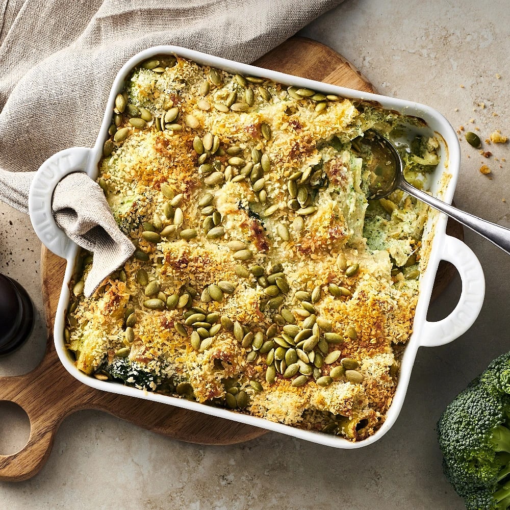 Grön mac´n cheese