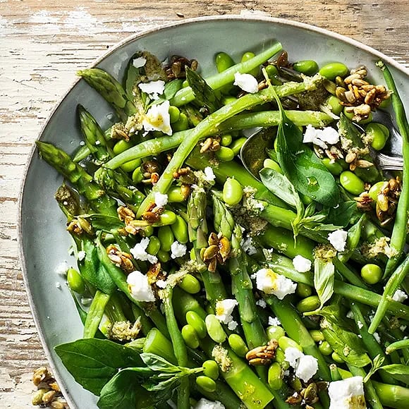 Grön sommarsallad