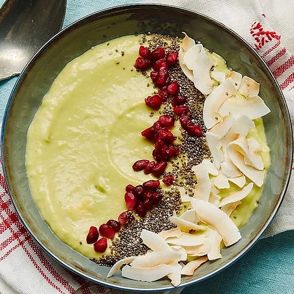 Grön yoghurtsmoothie