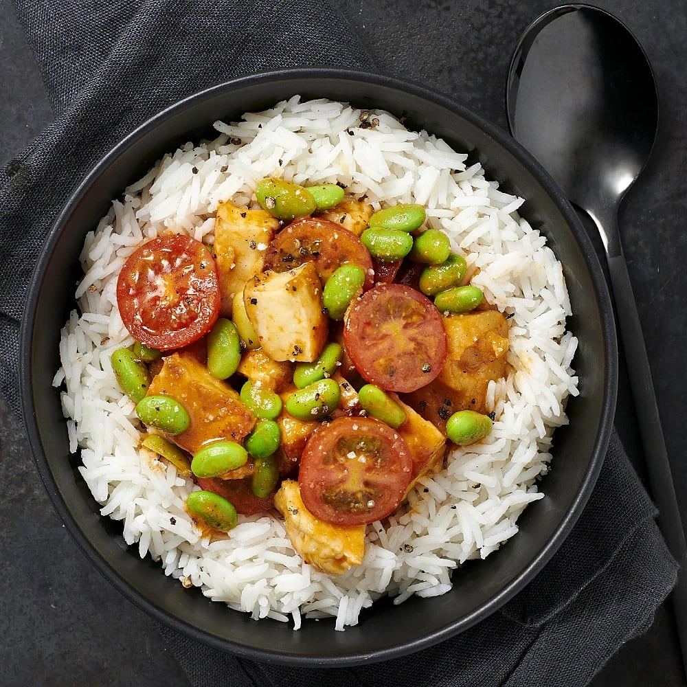 Halloumi massaman med tomater