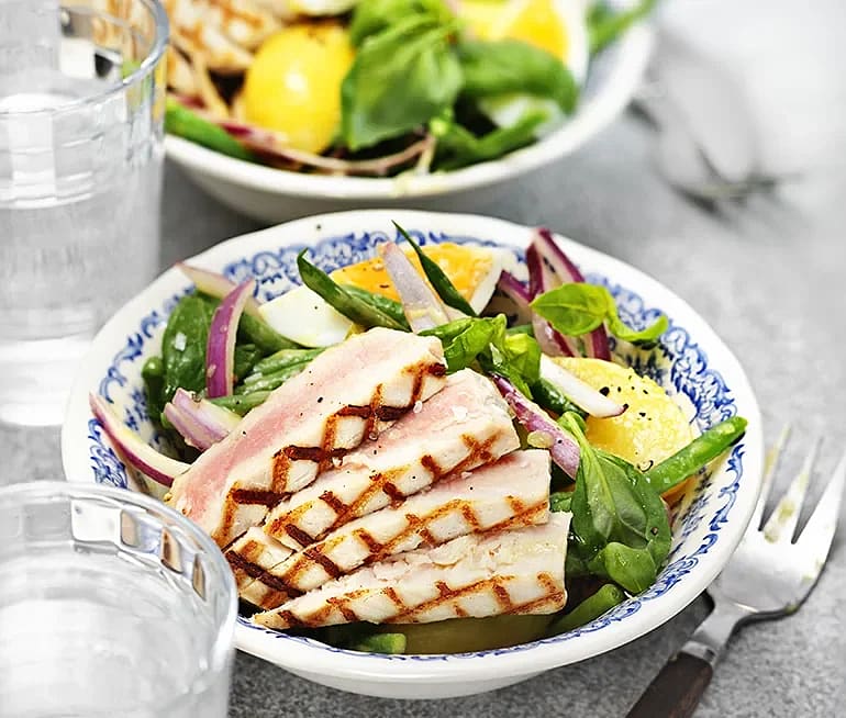 Halstrad tonfisk ”Nicoise”