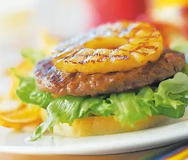 Hamburgare à la ananas