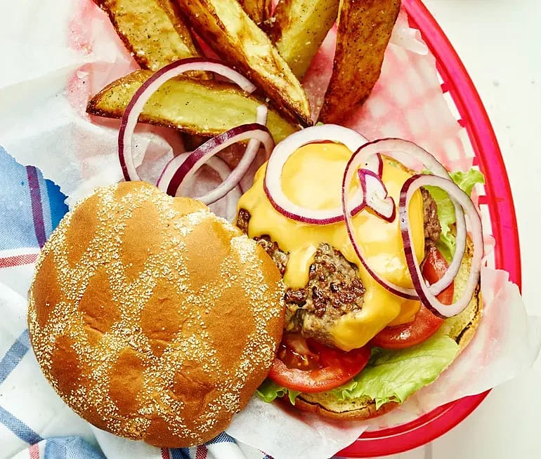 Hamburgare med Rhode Island