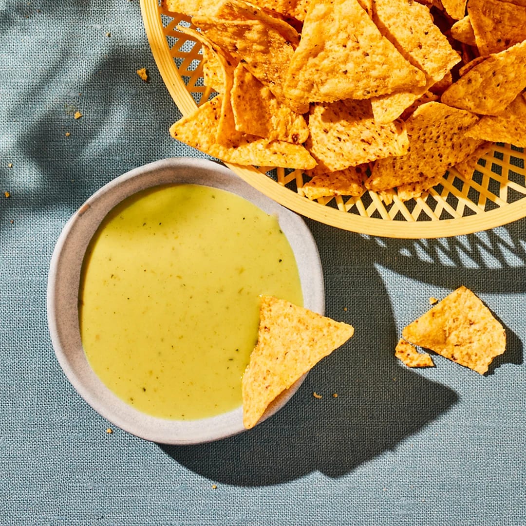 Het jalapeñosås med nachochips