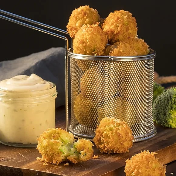 Hot & cheesy poppers - friterade ostbollar med chili