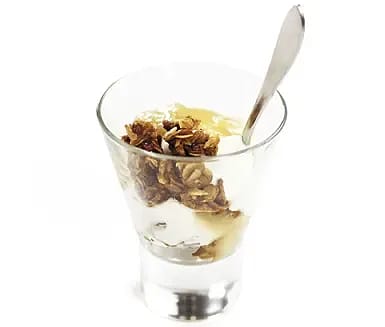 Hotamtotam med äppelmos och yoghurt