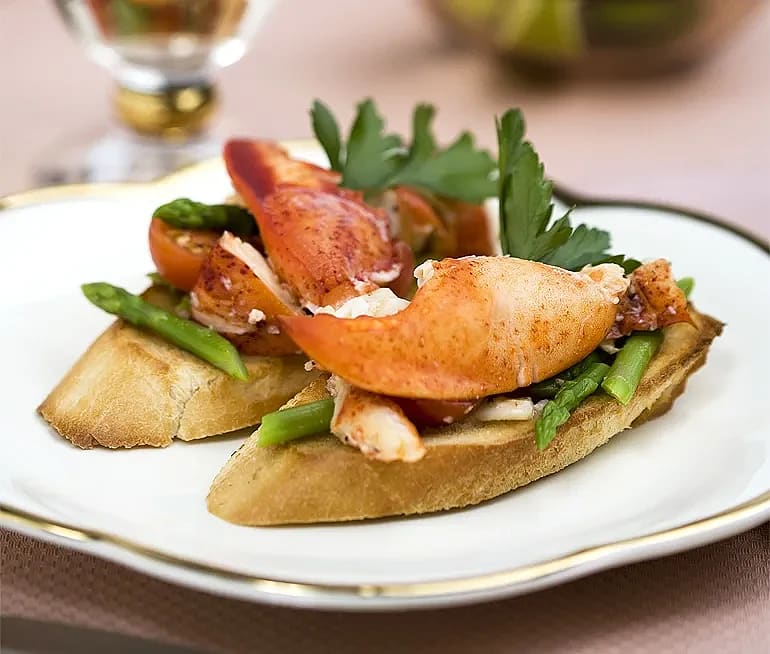 Hummerbruschetta
