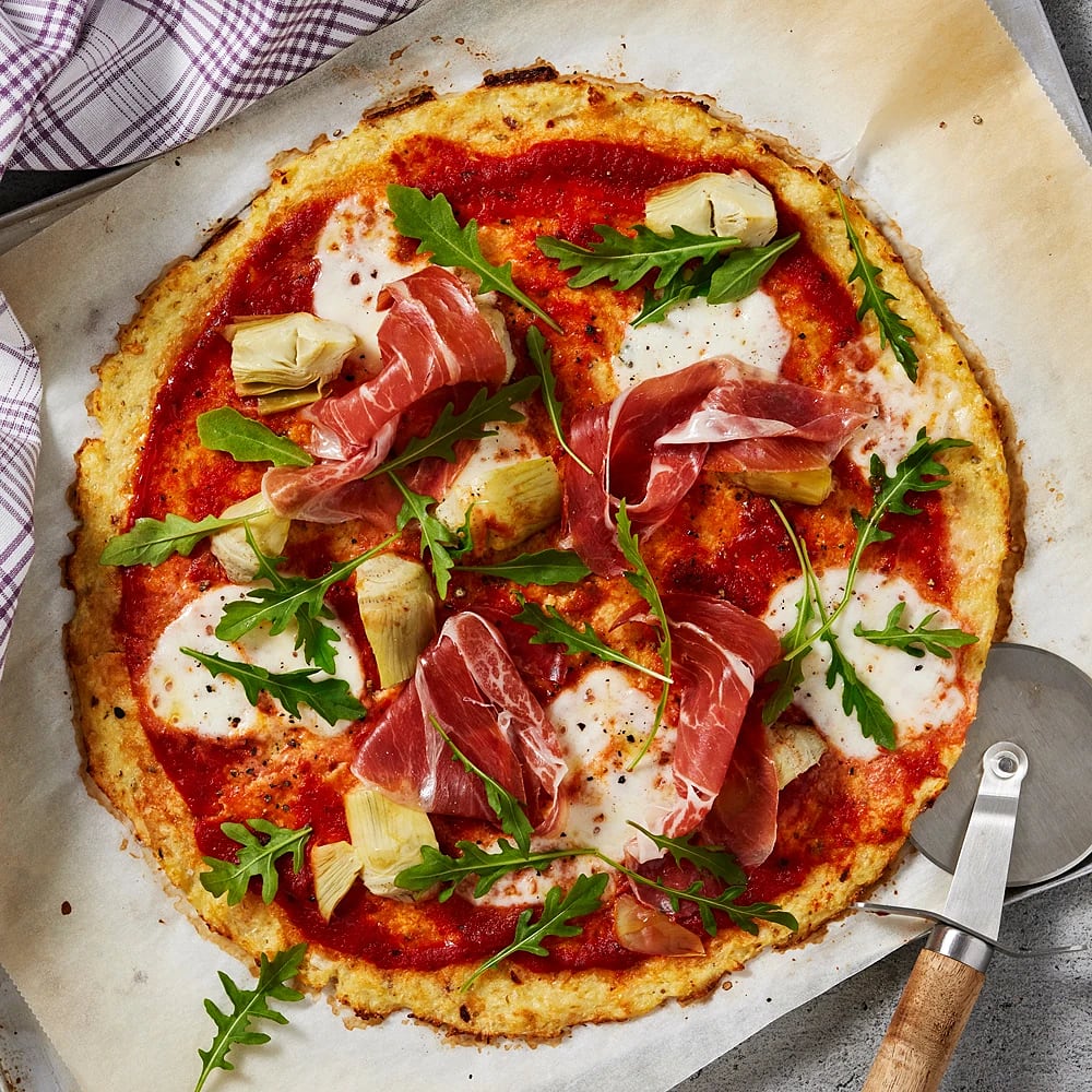 Italiensk blomkålspizza