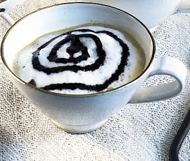 Kaffe med chokladsås