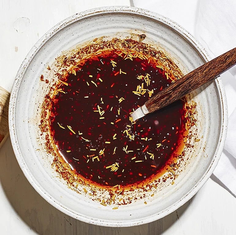 Kaffe- och chilimarinad