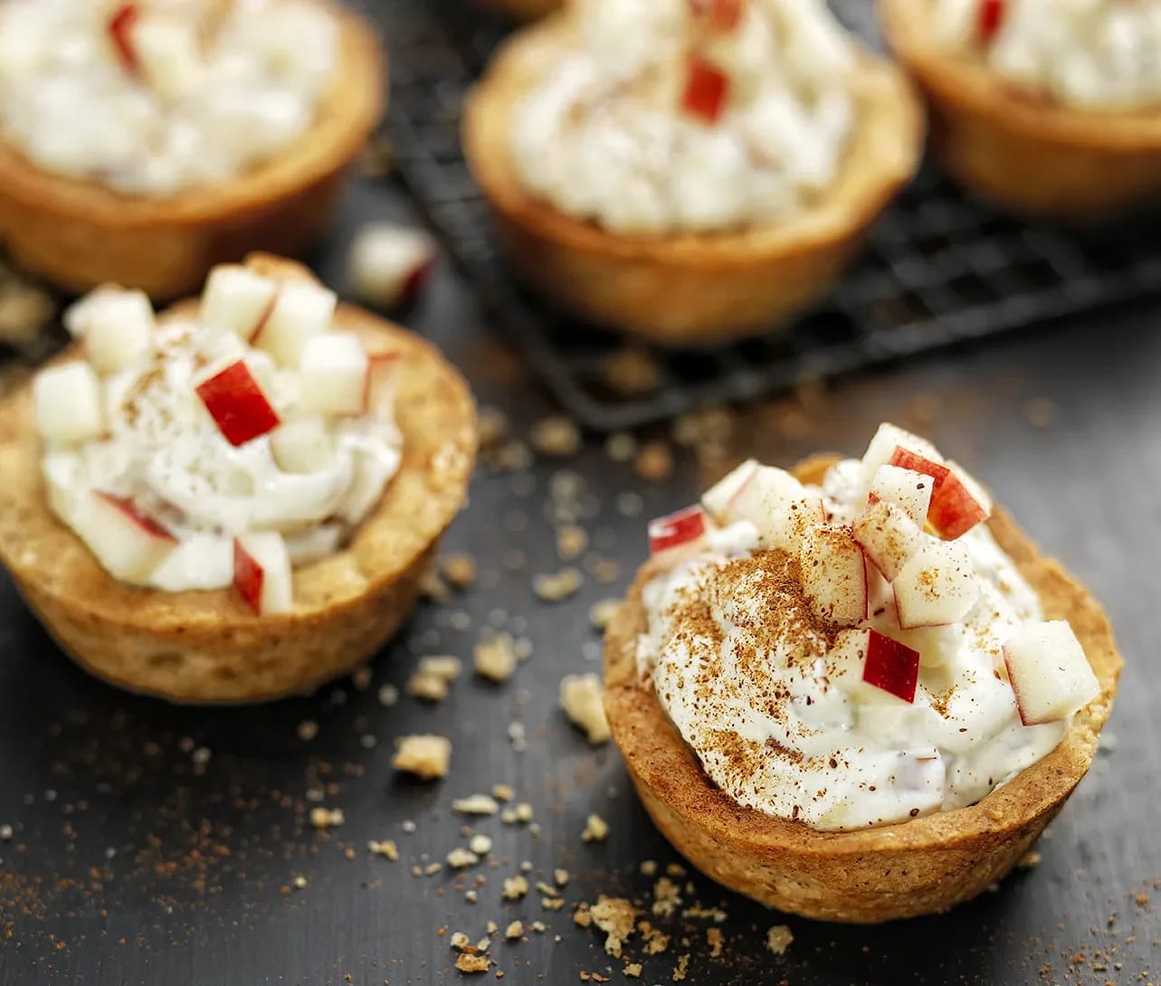 Kanelmusslor med äppelfärskost