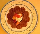 Kanelvåfflor med äppelgrädde
