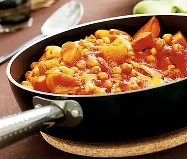 Kikärtscurry med potatis