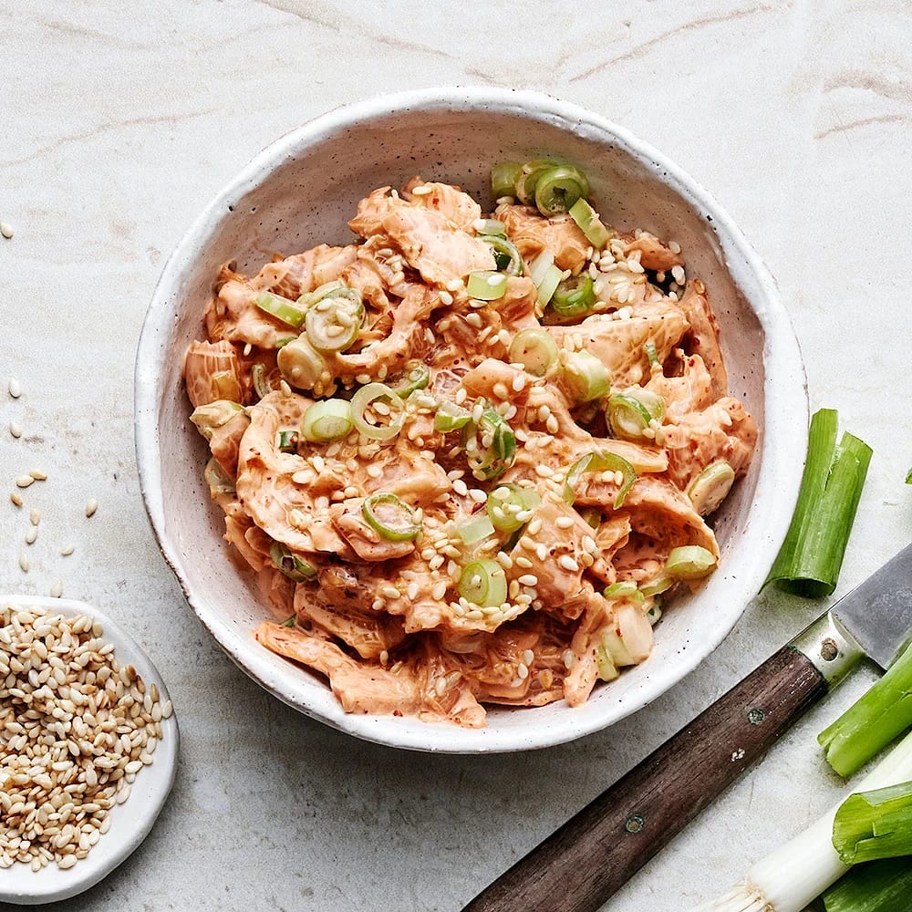 Kimchi slaw med sesam