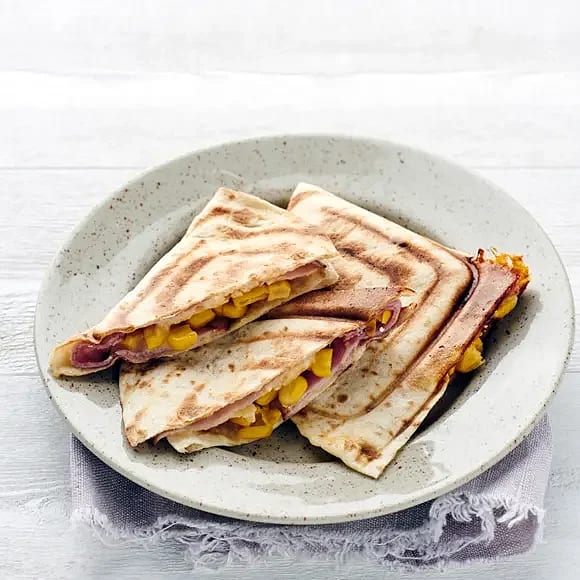 Klämgrillstortilla